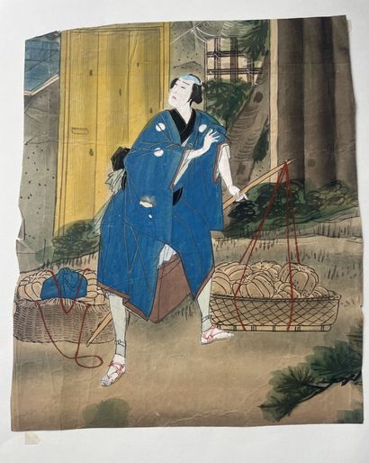 Ensemble de retirages :

d'après Utamaro...