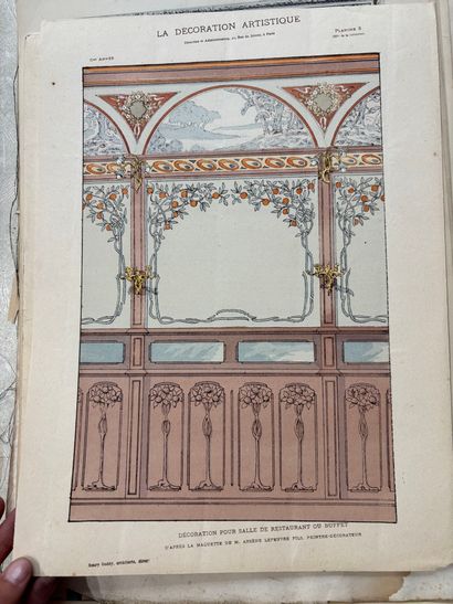 POCHETTE A DESSINS comprenant des gravures...