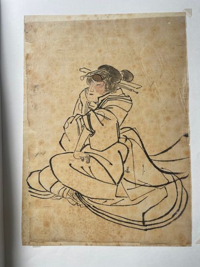 Ensemble de retirages :

d'après Utamaro...