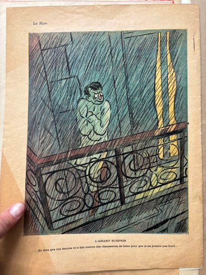 POCHETTE A DESSINS comprenant des gravures...