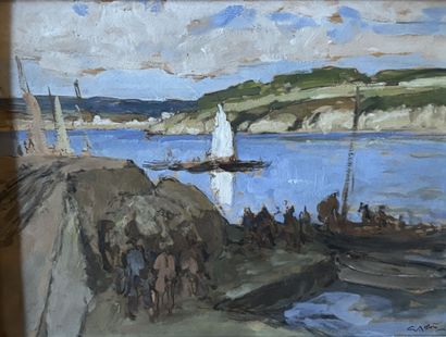 Georges GOBO (1876-1956)
Baie de Douarnenez
Huile...