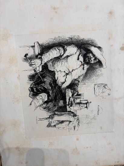 POCHETTE A DESSINS comprenant des gravures...