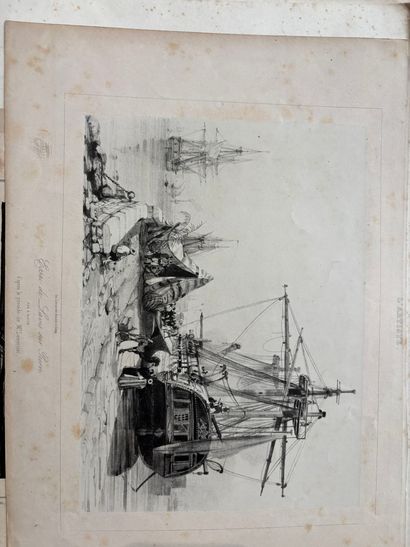 POCHETTE A DESSINS comprenant des gravures...