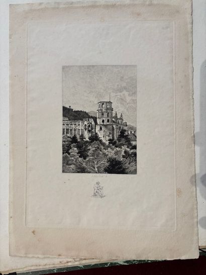 POCHETTE A DESSINS comprenant, gravures et...