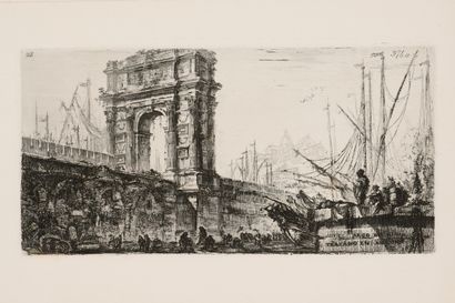 POCHETTE A DESSINS comprenant vingt gravures...