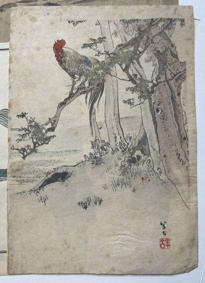 Ensemble de retirages :

d'après Utamaro...