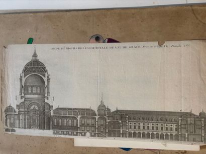 POCHETTE A DESSINS comprenant, gravures et...