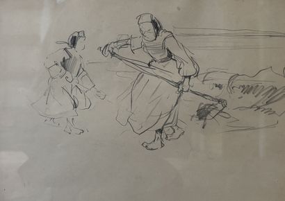 Georges GOBO (1876-1956) (attribué à) 
Saint-Guénolé,...