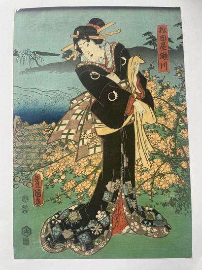 Ensemble d'estampes:
- Utagawa Toyokuni III...