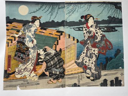 Utagawa Kunisada I (Toyokuni III) (Japon,...