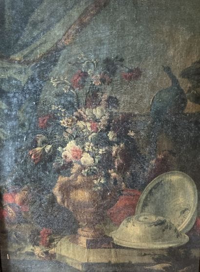 École du XXe siècle 
Nature morte au bouquet...