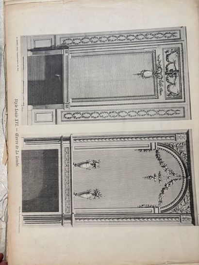 POCHETTE A DESSINS comprenant des gravures...