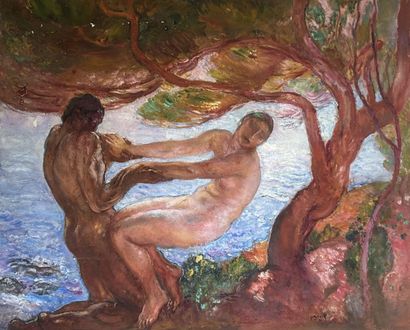 Michel SIMONIDY (1870-1933)
Homme et femme...