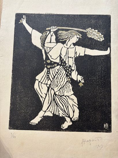 POCHETTE A DESSINS comprenant des gravures...