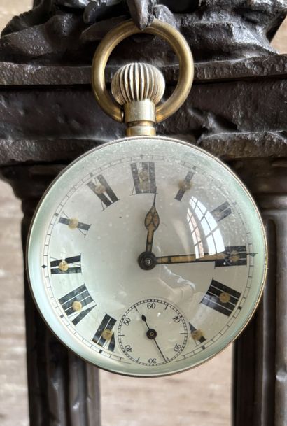Brown patina bronze WATCHHOLDER featuring...
