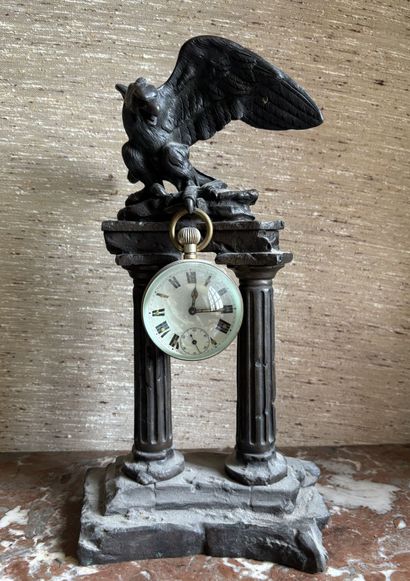 Brown patina bronze WATCHHOLDER featuring...