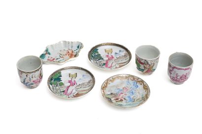 Chine (pour l'exportation)
Ensemble en porcelaine...