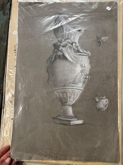 POCHETTE A DESSINS comprenant, gravures dessins...