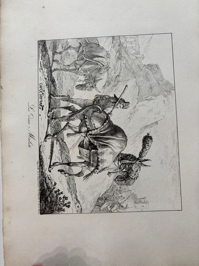 POCHETTE A DESSINS comprenant des gravures...