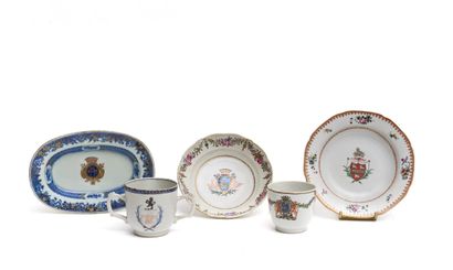 Chine (pour l'exportation)
Ensemble en porcelaine...