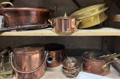 REUNION OF POTS, PANS AND A CHAUFRETTE.