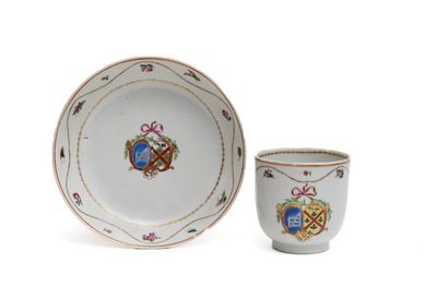 Chine (pour l'exportation)
Tasse et soucoupe...
