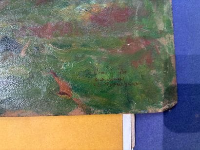 DESSINS POCKET including, oils on isorel...