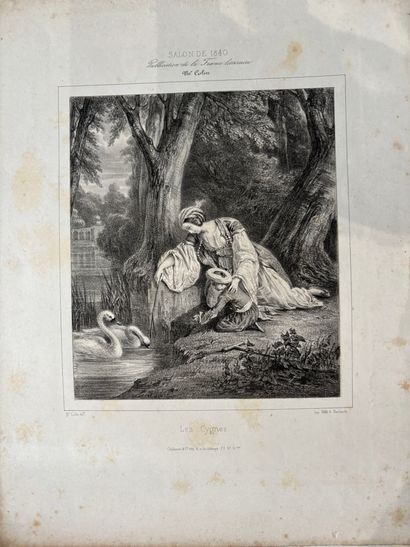 POCHETTE A DESSINS comprenant des gravures...