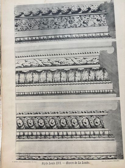 POCHETTE A DESSINS comprenant des gravures...