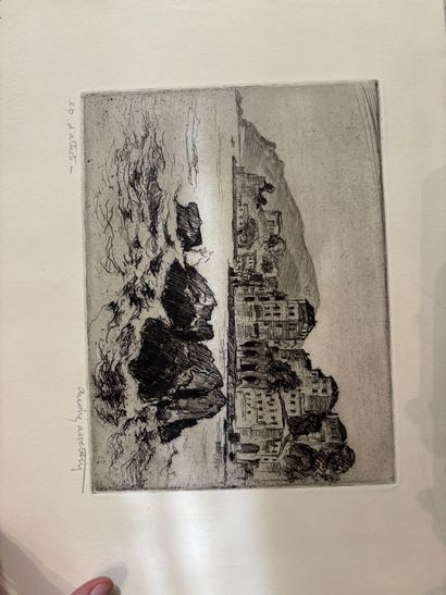 POCHETTE A DESSINS comprenant, gravures,...