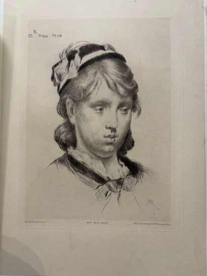 POCHETTE A DESSINS comprenant des gravures...