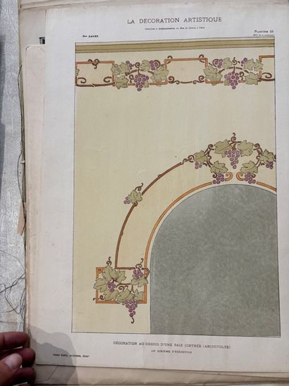 POCHETTE A DESSINS comprenant des gravures...