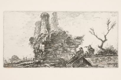 POCHETTE A DESSINS comprenant vingt gravures...