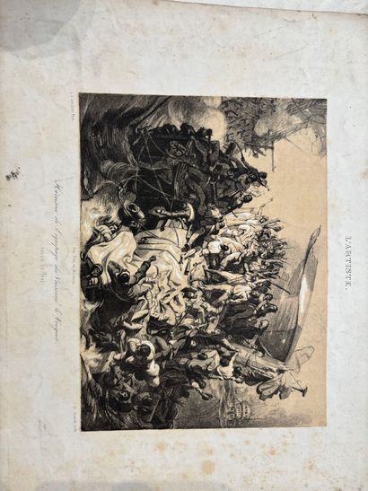 POCHETTE A DESSINS comprenant des gravures...