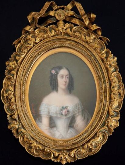 PIERRE D'AUBIGNY (1793-1858)
Portrait de...