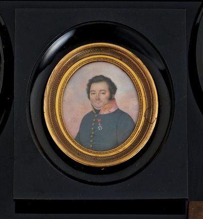 François MEURET Ecole de
Portrait d'homme...