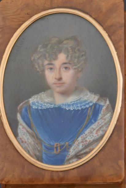 Tabatière rectangulaire en bois de racine...