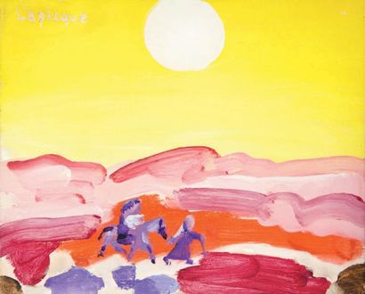 Charles LAPICQUE (1898-1988)
La fuite en...
