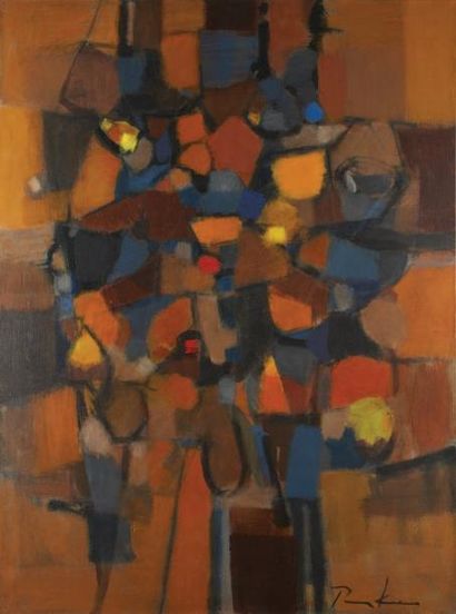 Bill PARKER (1922-2009)
Composition Huile...