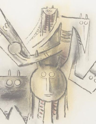 Wilfredo LAM (1902-1982)
Composition Pastel...