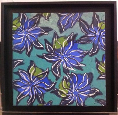 Jacques GERMAIN (1915-2001)
Fleurs Technique...