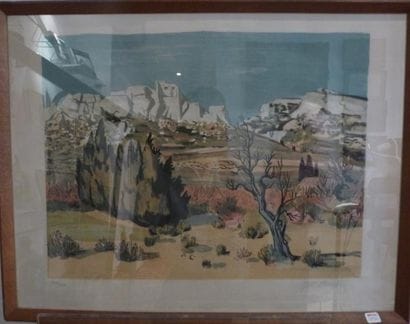 Yves BRAYER (1907-1990)
Paysage de Provence...