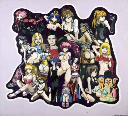 Nicolas MOREAU (né en 1977)
Sexy Manga, 2012...