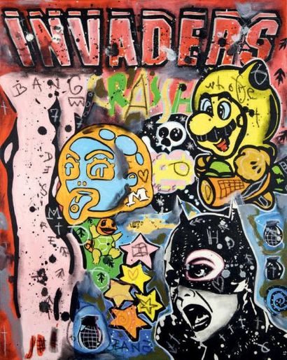 Guillaume MORETTON (né en 1977)
Invaders,...