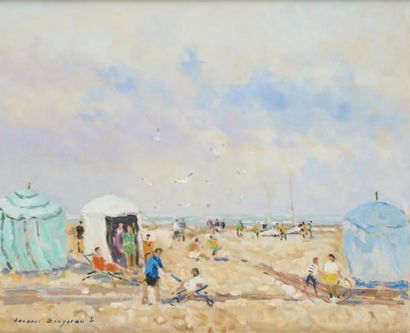 Jacques BOUYSSOU (1926-1997)
Trouville Huile...