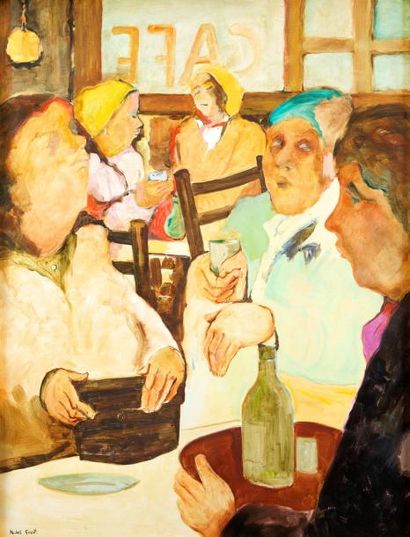 Michel GUYOT XX-XXIème siècle
Bistrot Huile...