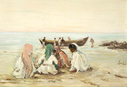 Léa BIGETT XXème siècle
Femmes au bord de...
