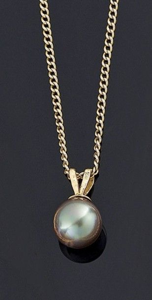 COLLIER articulé en or jaune 18 k 750°/oo...