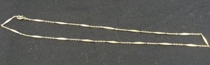 COLLIER articulé en or jaune 18 k 750°/oo,...