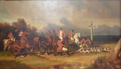 Alfred de Dreux (1810- 1860) d'après
Le départ...